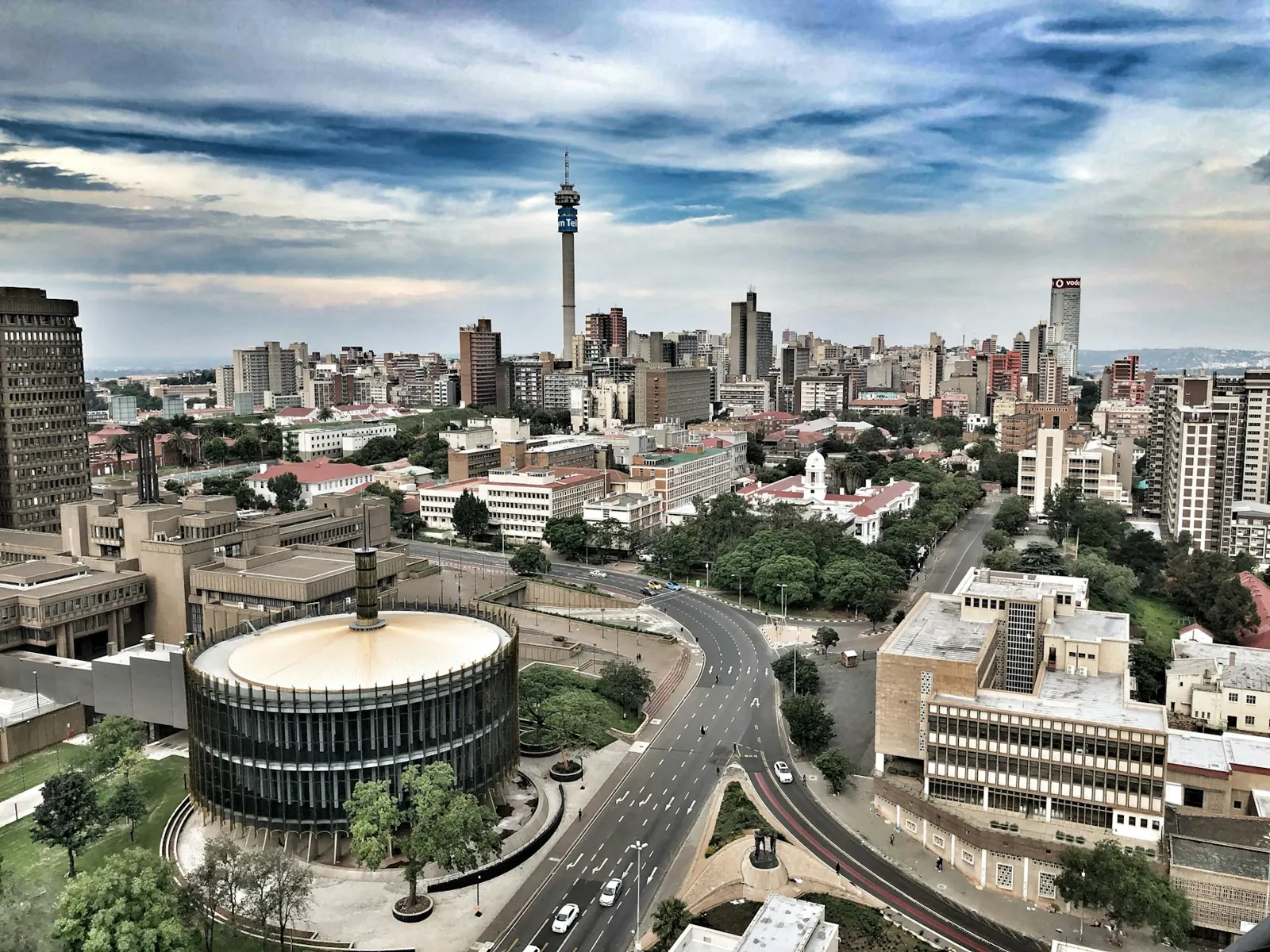 Johannesburg and Sandton skyline